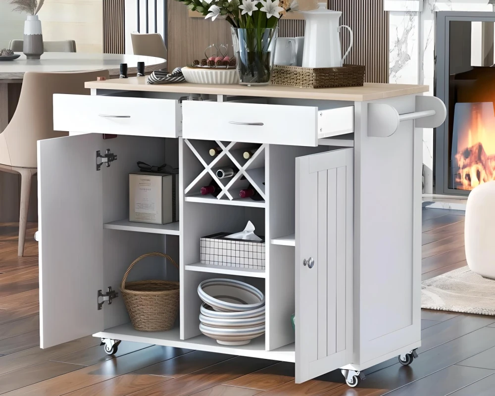 island with drawers